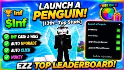[NO KEY] Launch a Penguin Script - INF ALL AUTO UPGRADE