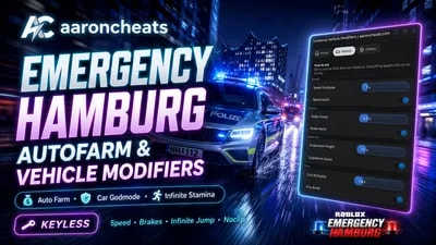 Autofarm, Car Godmode, Infinite Stamina & Vehicle Modifiers