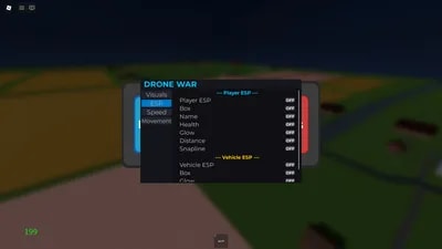 ESP, FLY, SPEEDHACK etc.