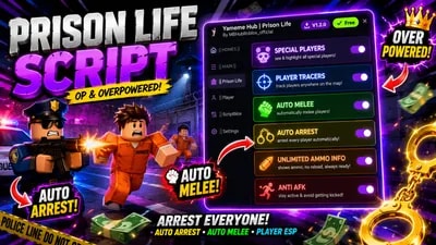Prison Life Script - Auto Arrest, Auto Melee, Player ESP