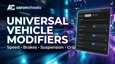 Universal Vehicle Modifier | Speed, Brakes, Suspension &Grip