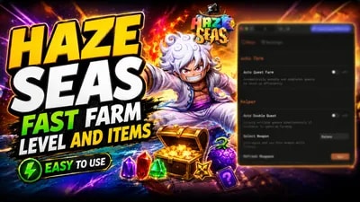 Haze Seas - BEST Fastest Level Farm Script