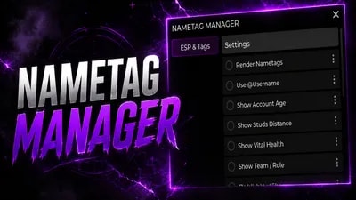 [UNIVERSAL] NAMETAG MANAGER