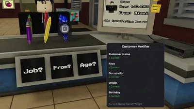 (OP) (NO ADS) Customer Verifier