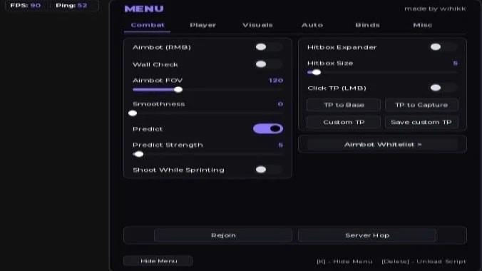 wihikk's hub AUTOFARM UPDATE