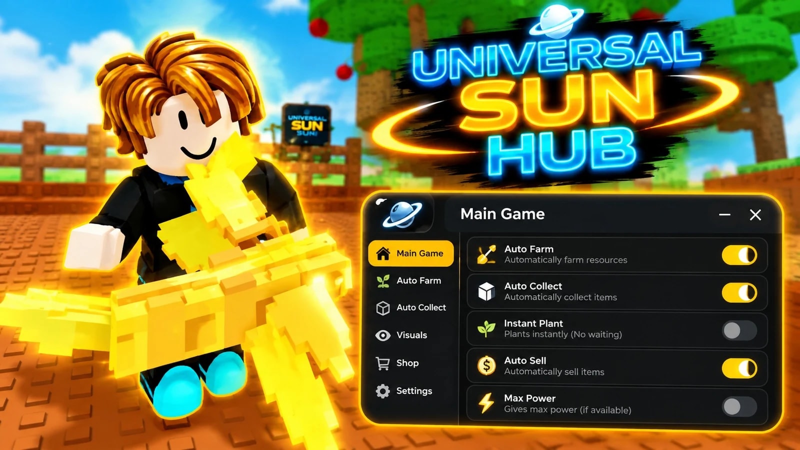 UNIVERSAL SUN HUB (UPDAETD THE BEST GG2 SCRIPT)