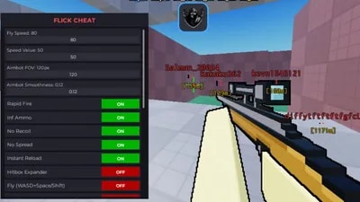 Flick [OP] — ESP, Aimbot, Rapid Fire, Inf Ammo | Full Cheat