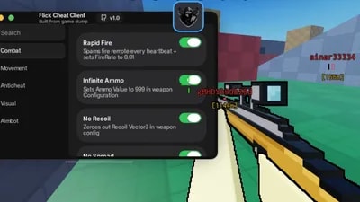 Flick [NEW] — Silent Aim, ESP Wallhack, God Mode Hack Script