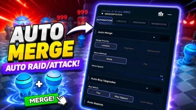 Auto Merge | Auto Raid / Launch | Auto Protection | ESP ++++
