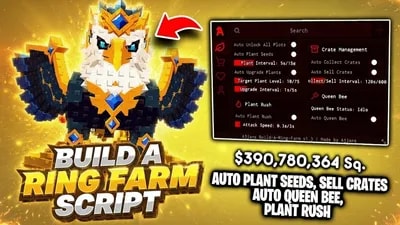 Ajjans - Roblox Build A Ring Farm Auto Farm Script