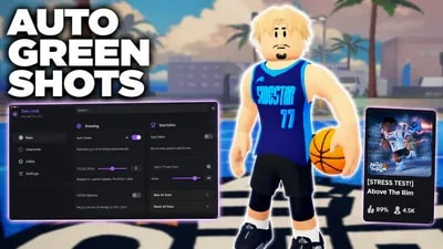 Above The Rim | NEVER MISS A SHOT, AUTO GREE, INF STAMINA
