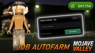 Job Autofarm Coffeshop