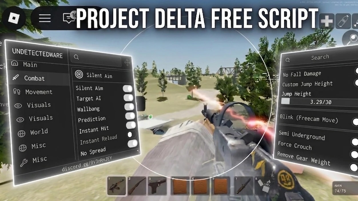 Project Delta Free Script Anti Ban Bypass, Mobile Support