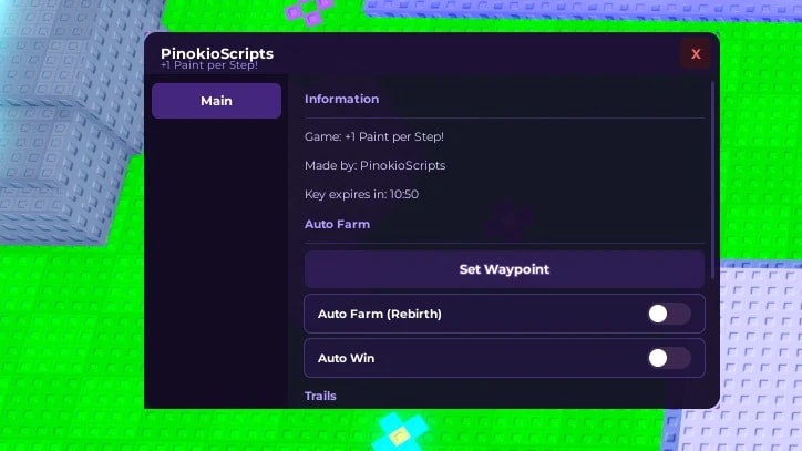🔮 Pinokio Hub | Auto Farm & Trails | [Key🗝️]