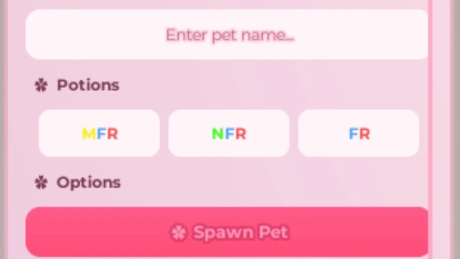 Adopt me spawner