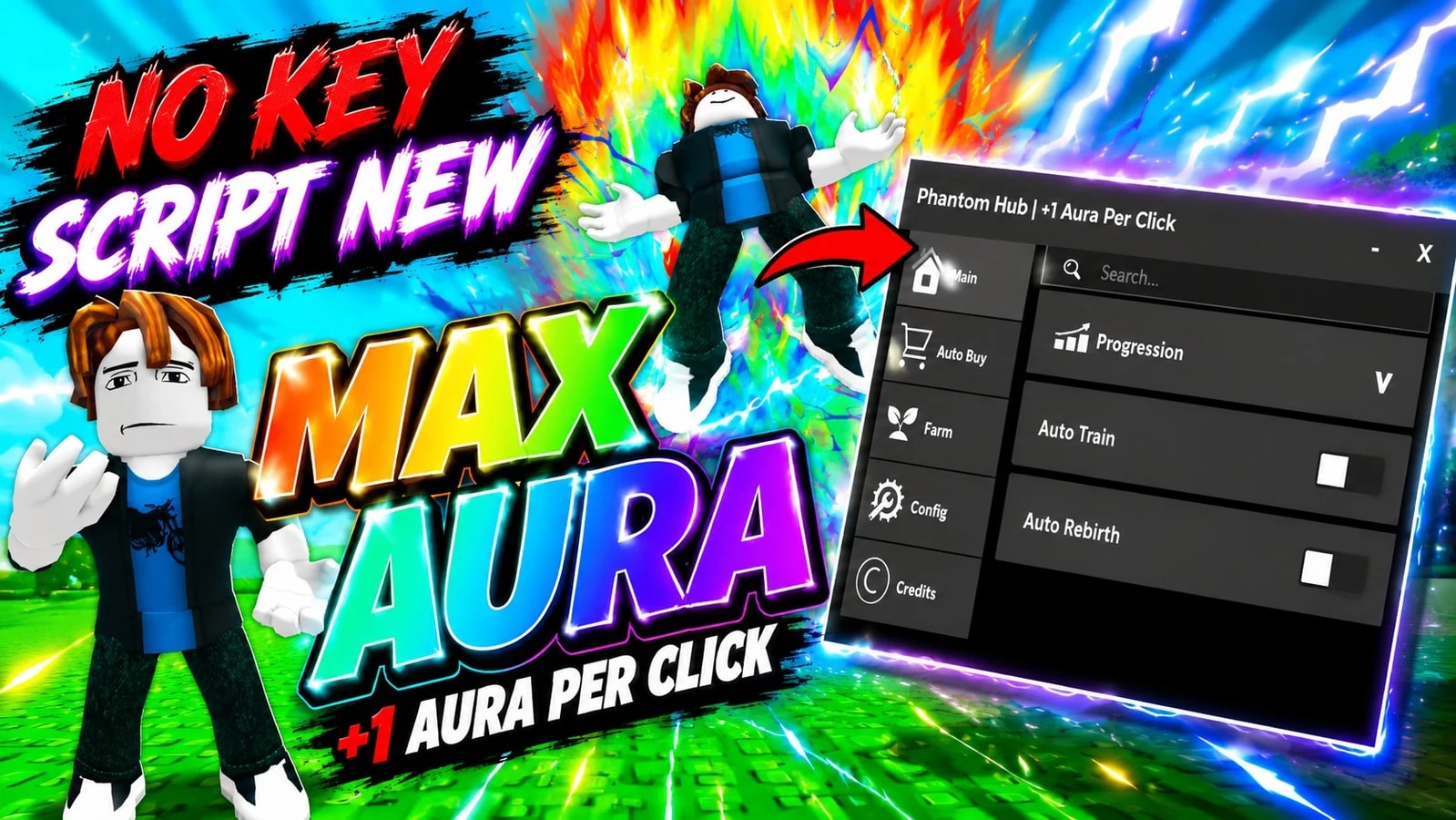 +1 Aura Per Click Script OP | No Key