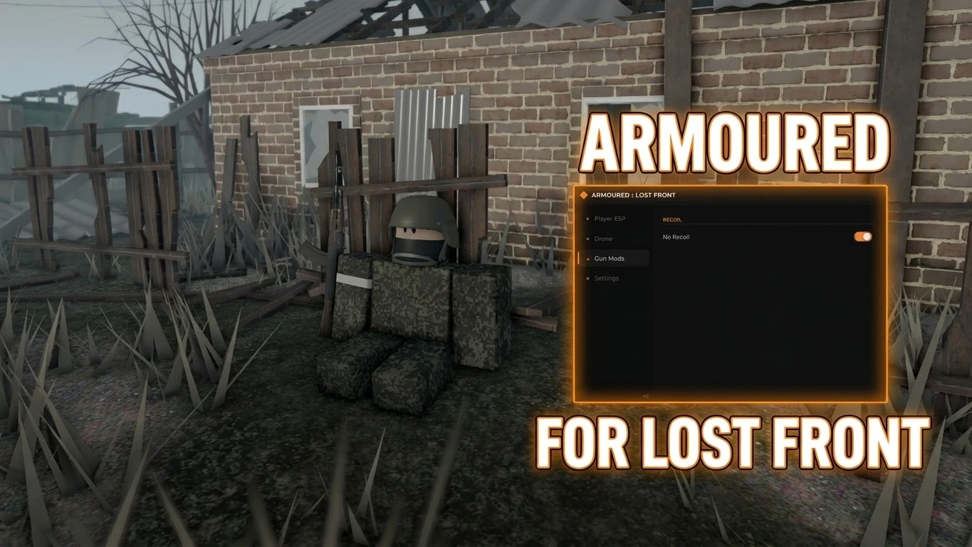 ARMOURED LOST FRONT|NO RECOIL, DRONE ESP, & MORE