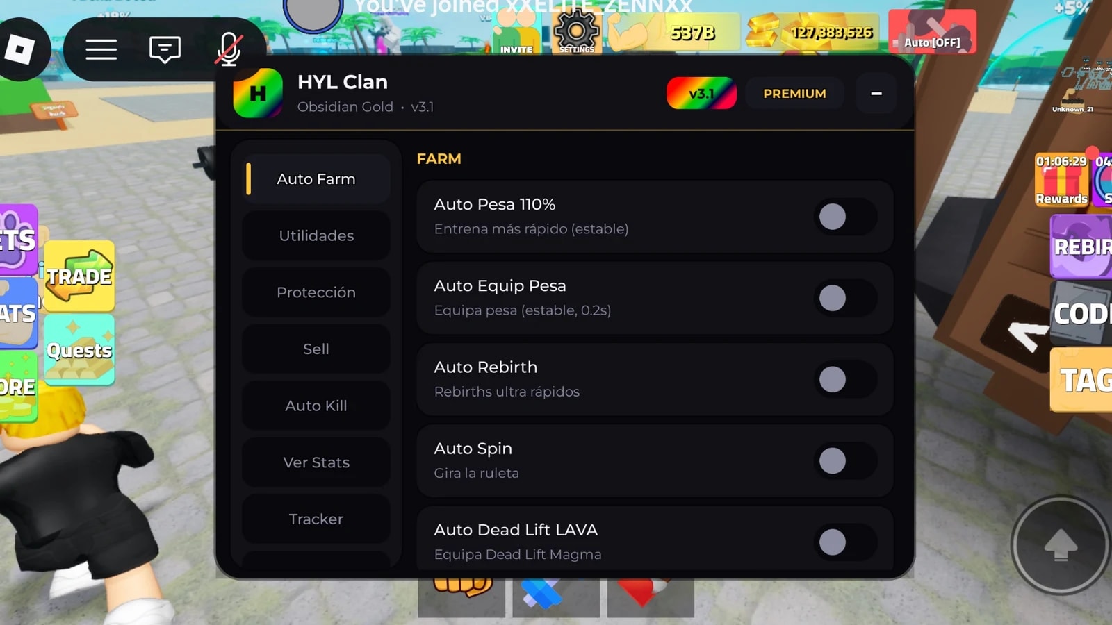 Auto farm and more... 