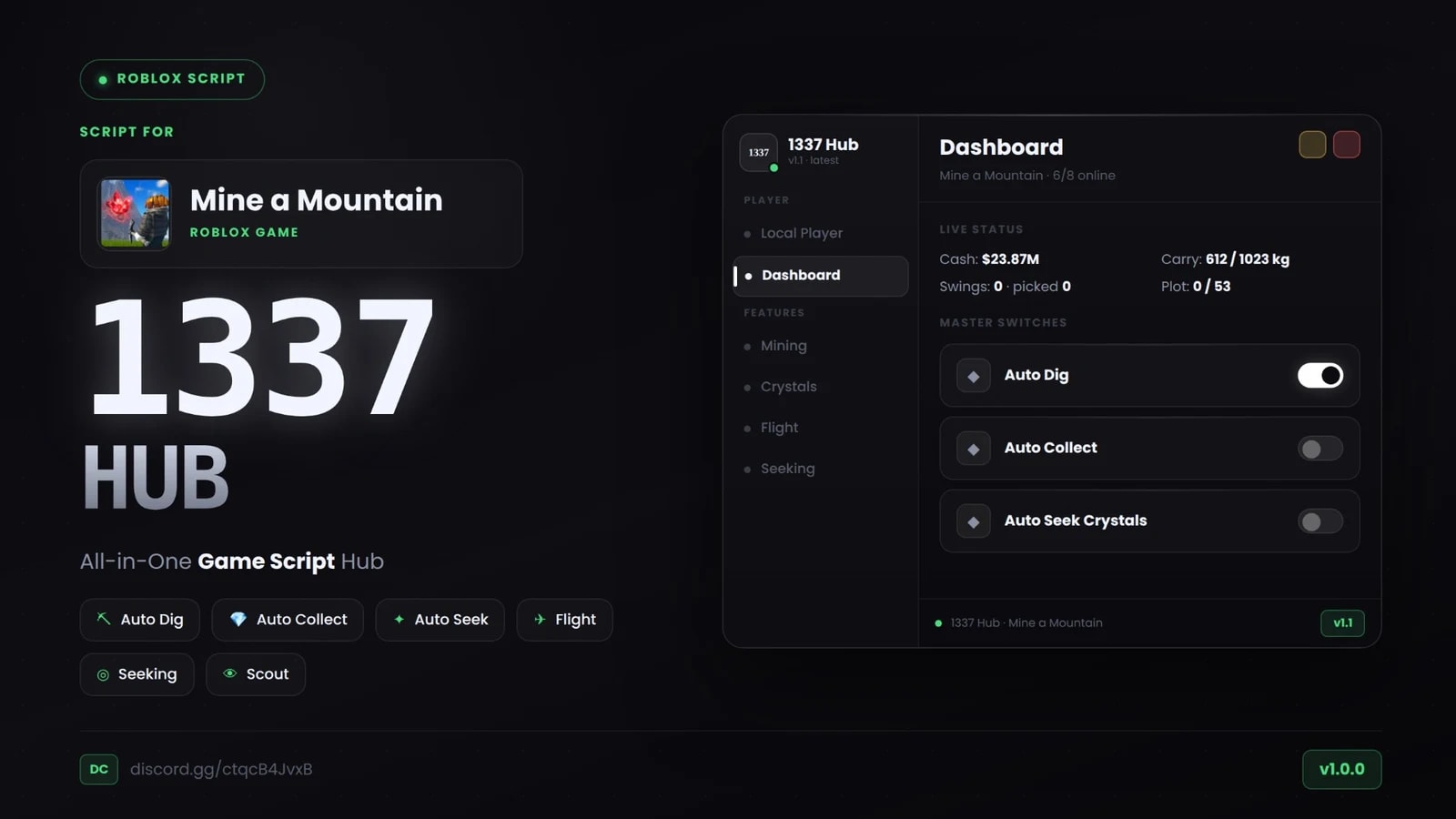 [ KEYLESS/NO KEY ] MINE A MOUNTAIN