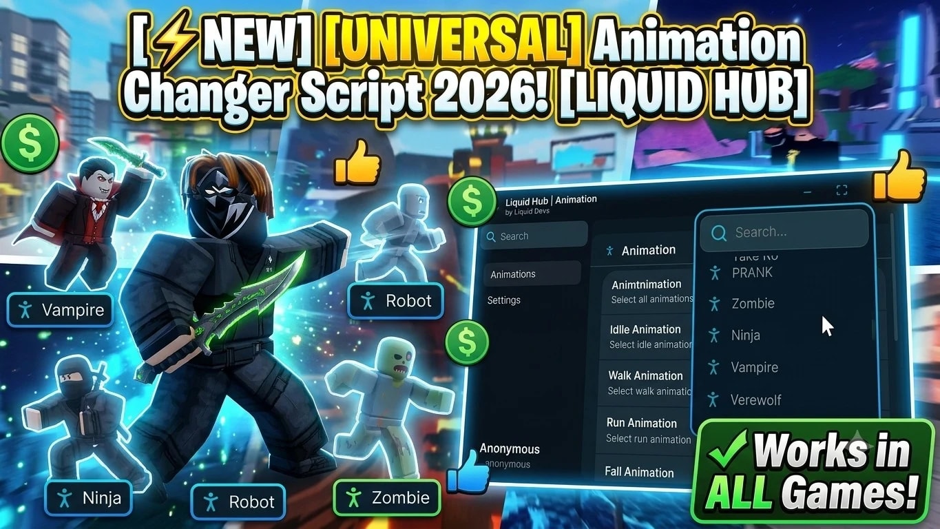 Liquid Hub Animation Changer Script 