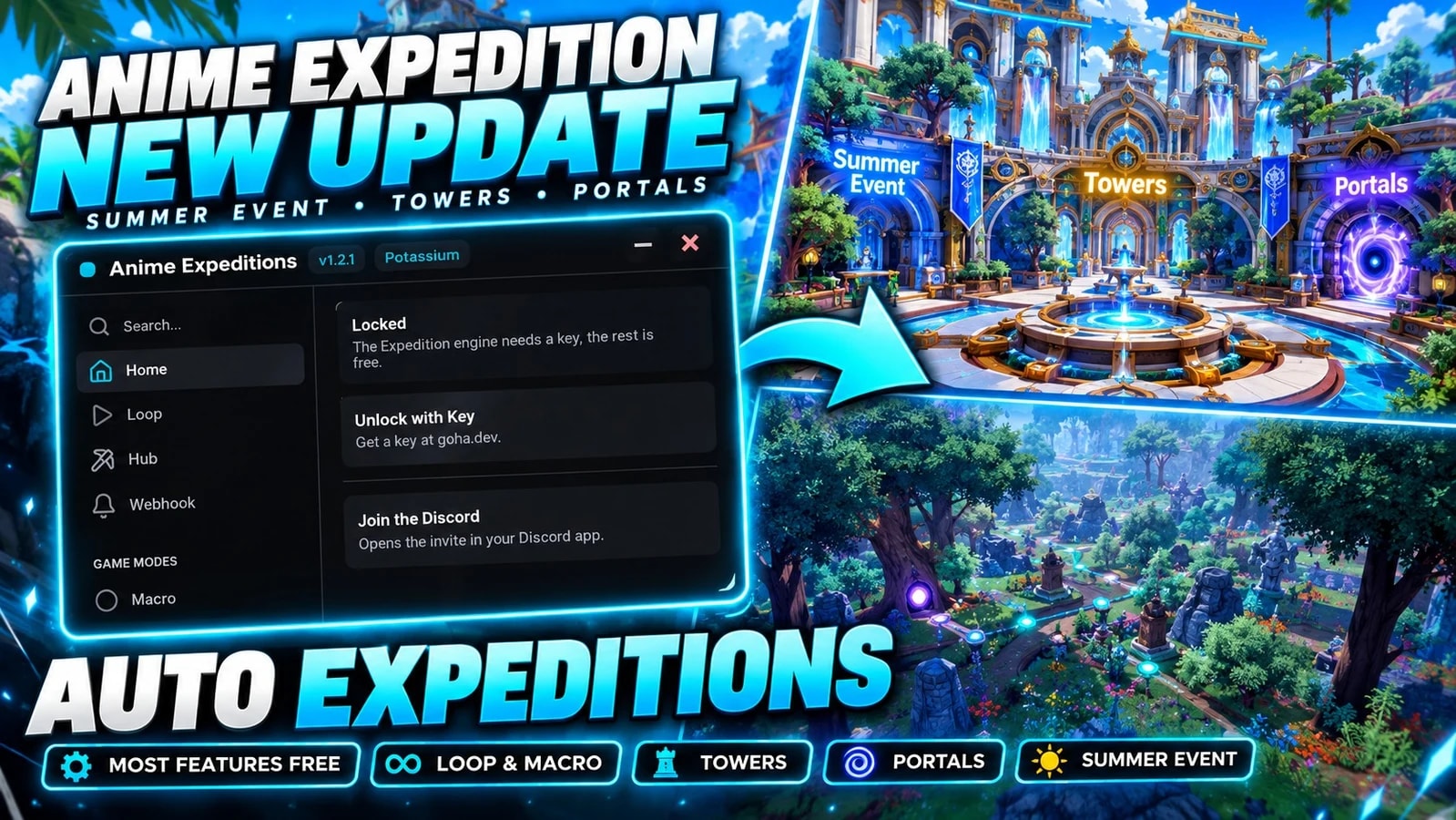 [Summer Update + Tower][v1.2.1][Goha][Portals]