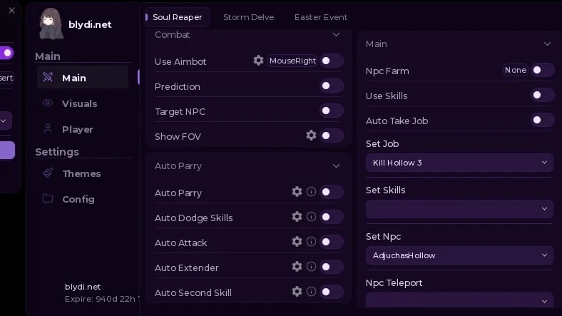 [PEROXIDE] Boss ESP + Auto Parry + Chest EPS AND MORE