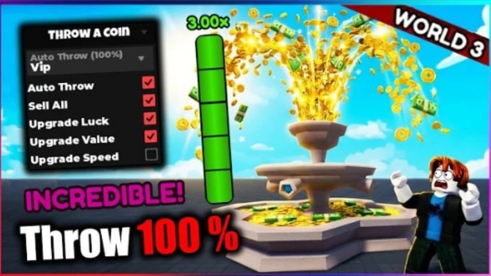 [UPD🍀] Throw a Coin Script - THROW 100%, ADD VIP ZONE