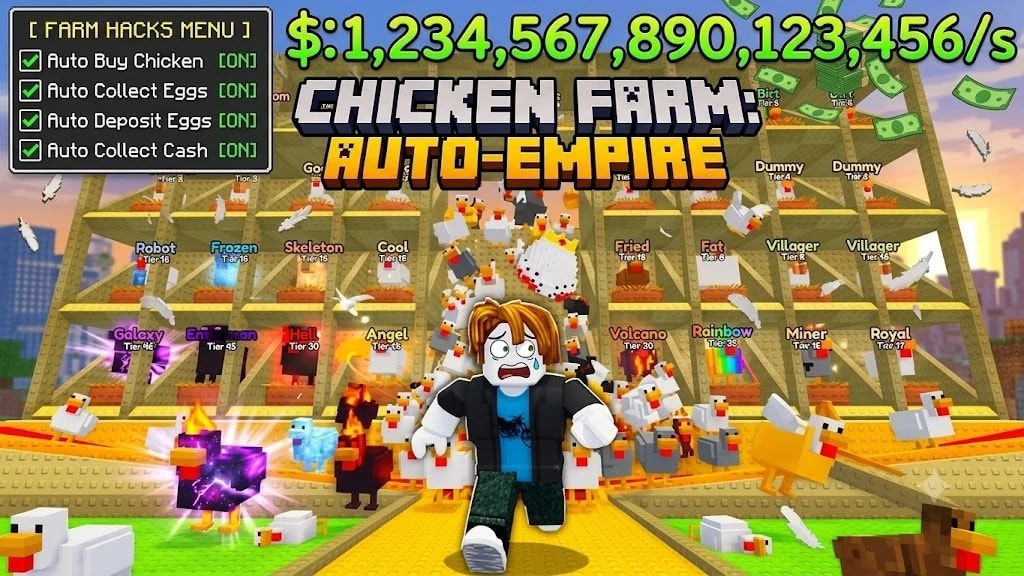 🐔| Auto Farm, Auto Buy Chickens, AND MORE!💰🥚