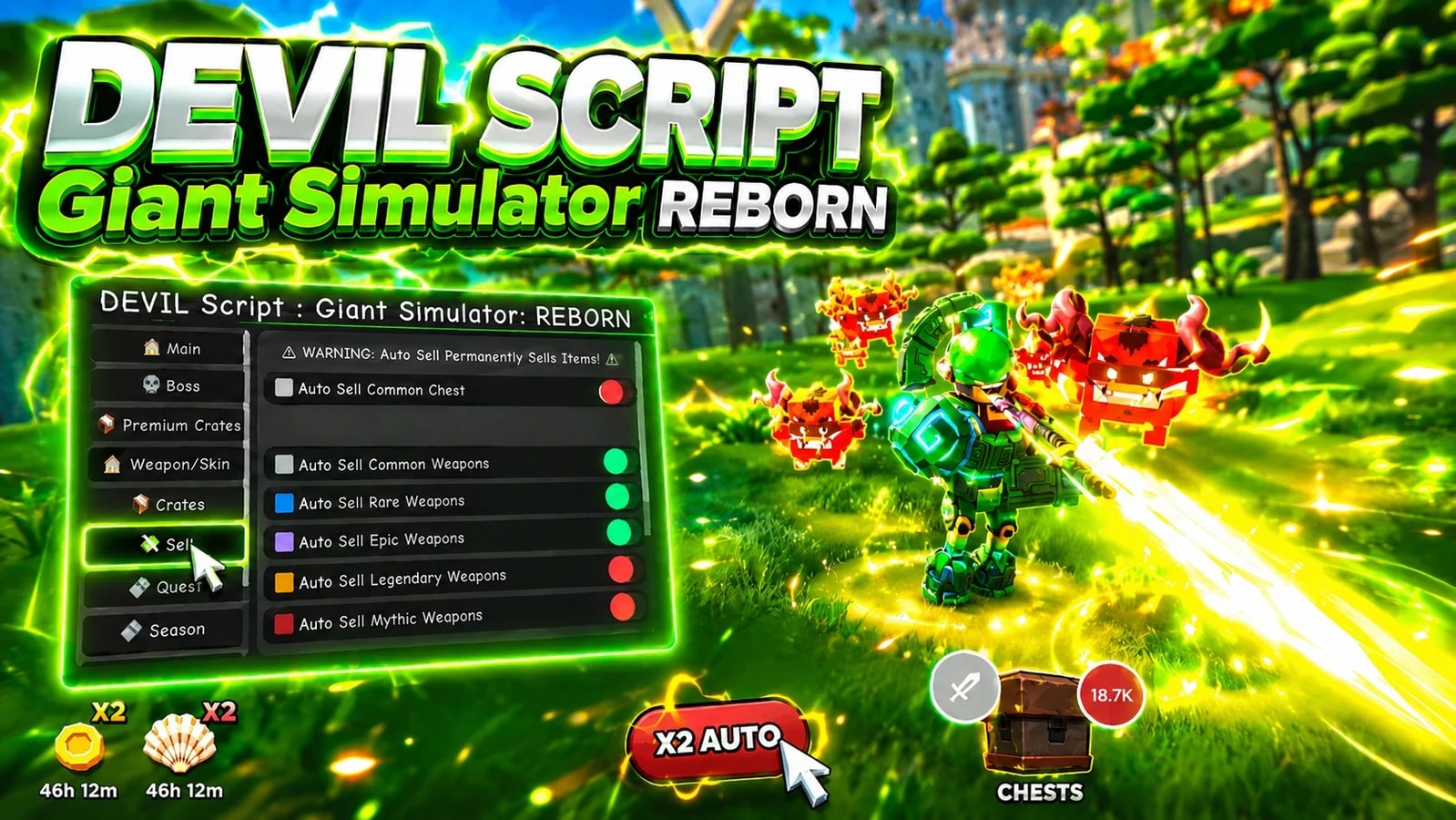 Giant Simulator: REBORN | Best Script | Bug Fixes Update