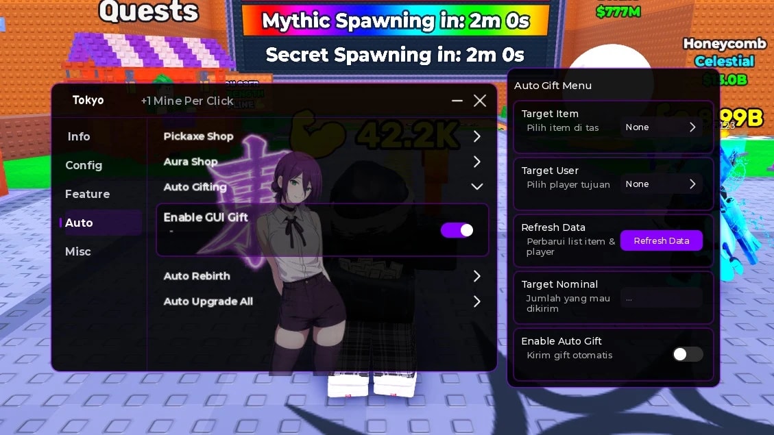 [UPD] Auto Gifting - Tokyo Hub