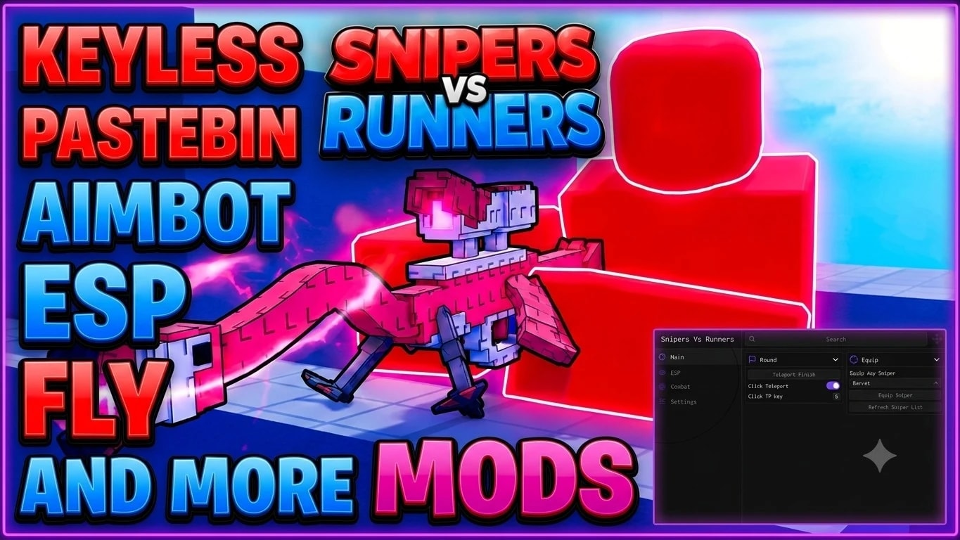 PASTEBIN | KEYLESS | UNLOCK ALL SNIPER | AIMBOT | AUTOFARM |