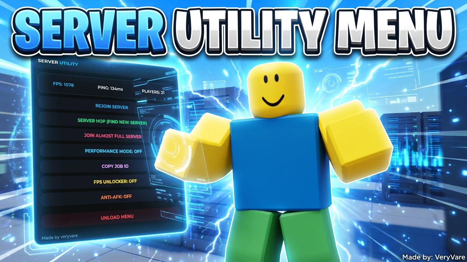  Server Utility Menu