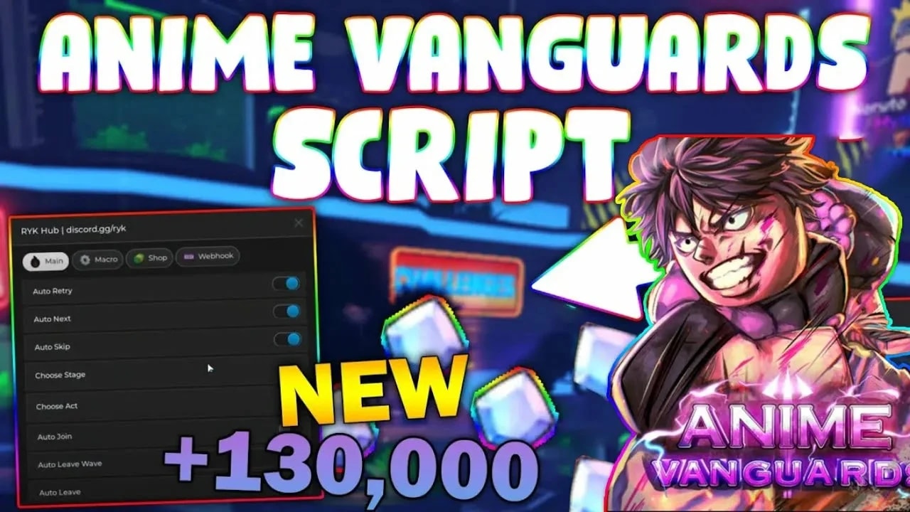 ⚔️ ANIME VANGUARDS | AUTO-FARM + AUTO-SKILL | NO KEY | PC