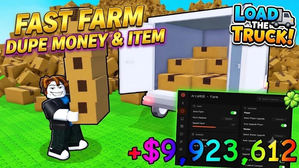 OP FARM & OP MONEY SCRIPT ARCAHUB