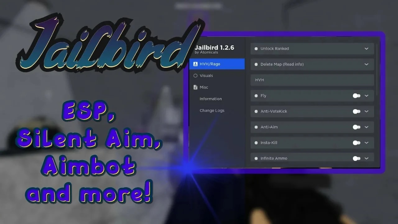 🔒 JAILBIRD | AUTO-ESCAPE + NO-CLIP | NO KEY | PC