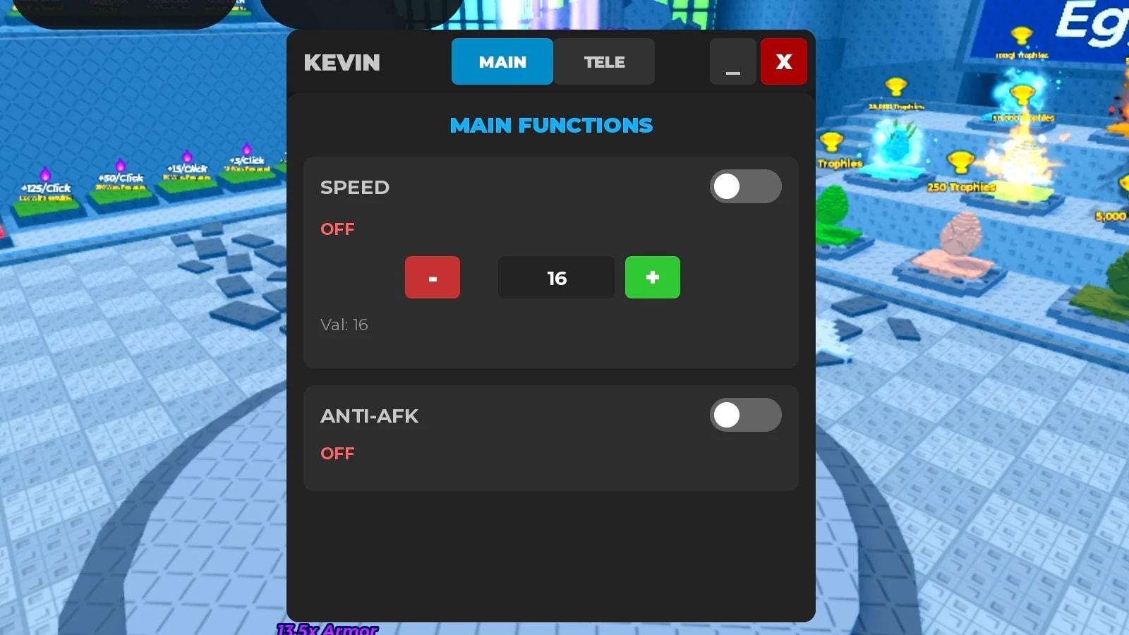 +1 Aura Per Click kevinmane