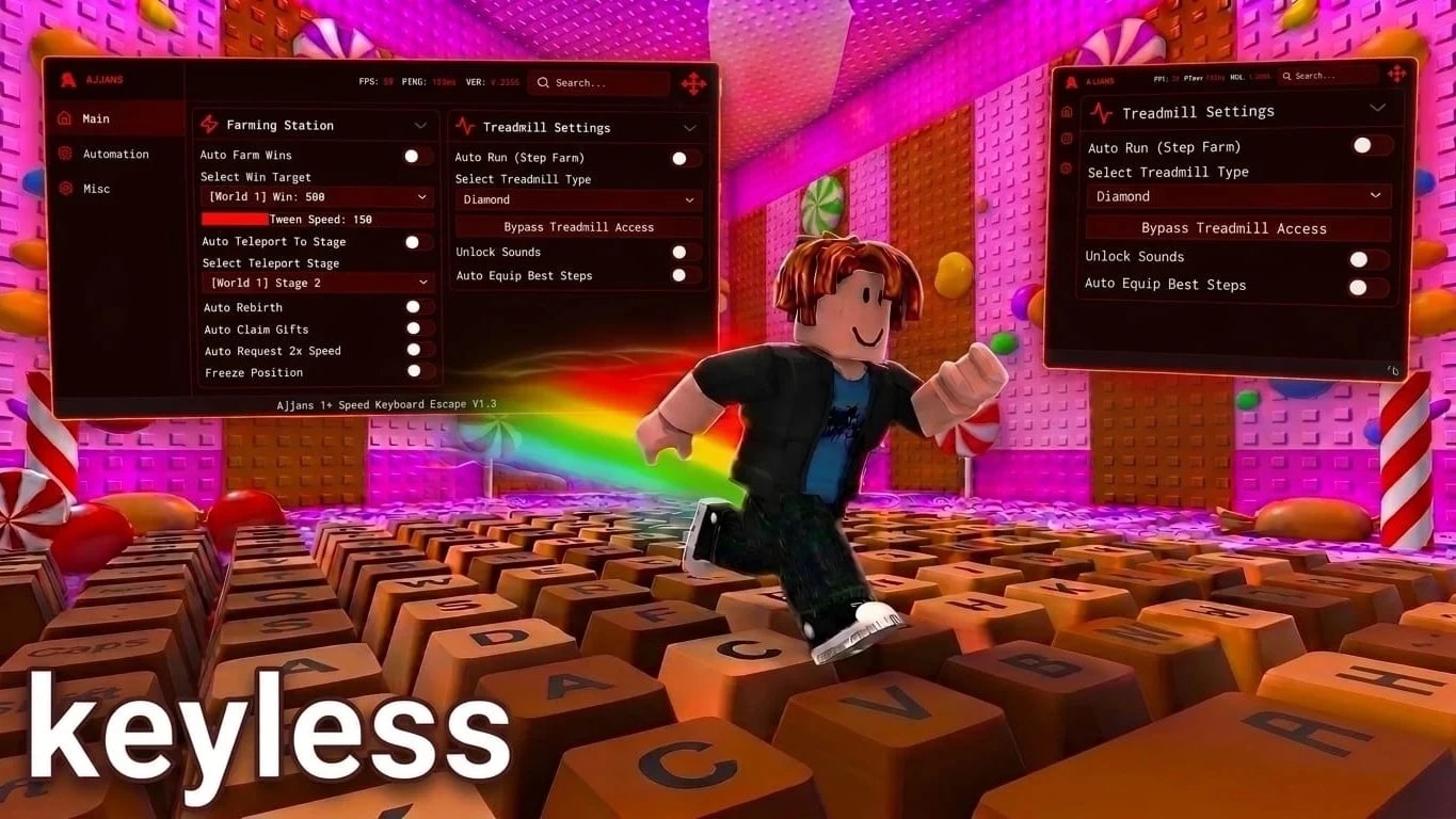 EclipseHUB - Roblox Speed Keyboard Escape Auto Win Script