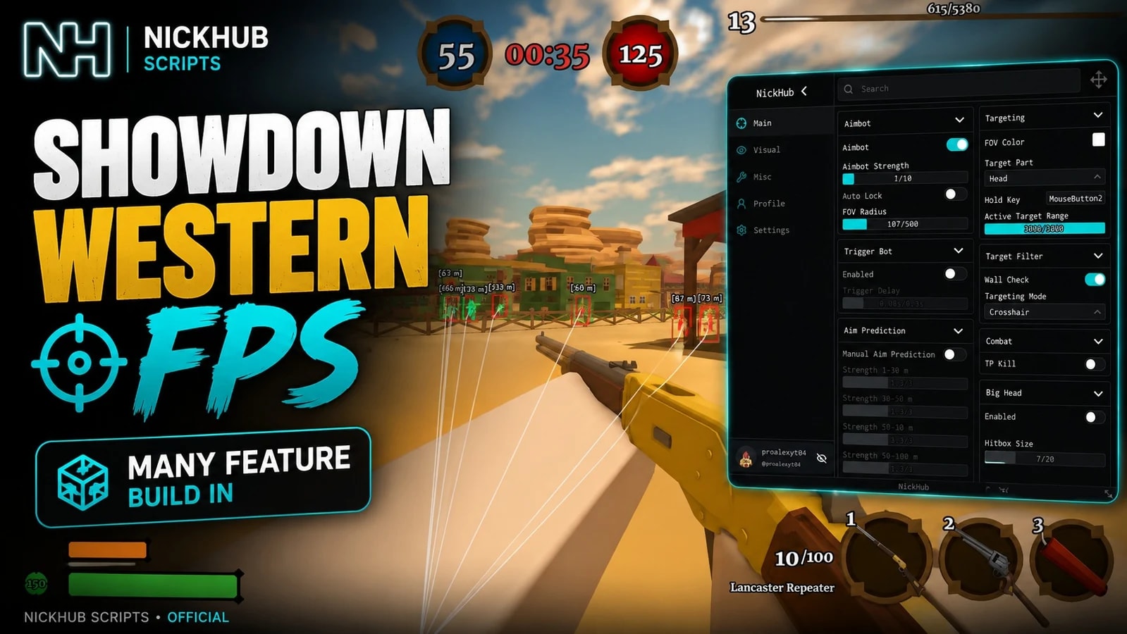 NICKHUB | BIG HEAD | TP KILL | TRIGGER BOT | ESP | AND MORE