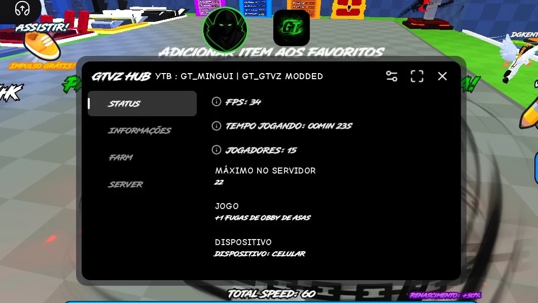 GTVZ HUB | +1 FUGAS DE OBBY DE ASAS