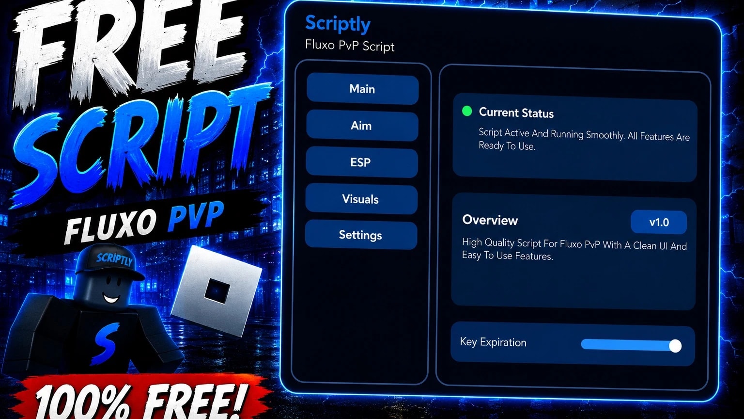 Scriptly | Fluxo PVP Script | 5+ Features