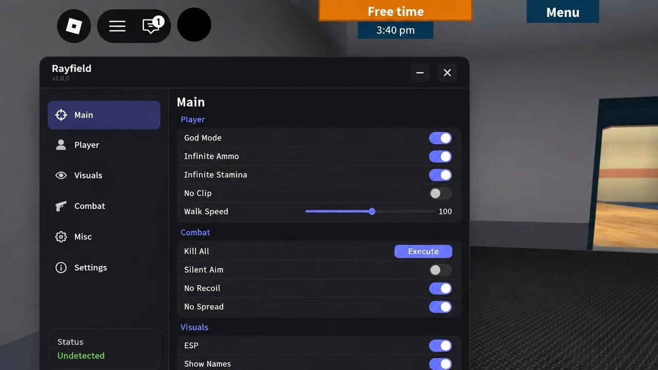 Ultimate Script menu Prison life 2026