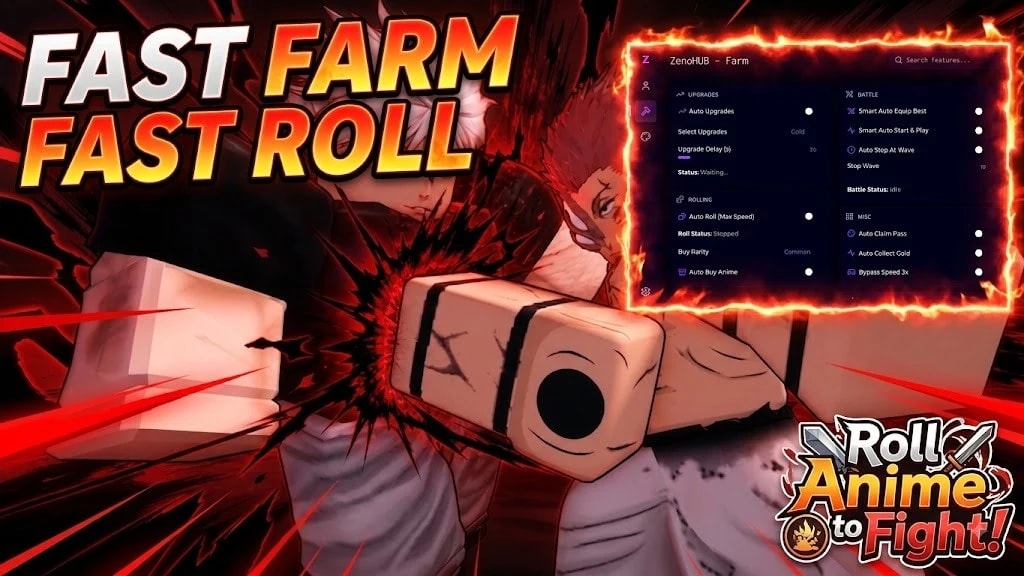 Arca | Roll Anime To Fight - Free 3x Speed Bypass Gamepass 