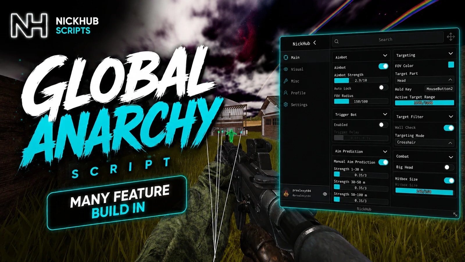 NICKHUB | AIMBOT | ESP | TRIGGER BOT | AUTO LOCK | AND MORE