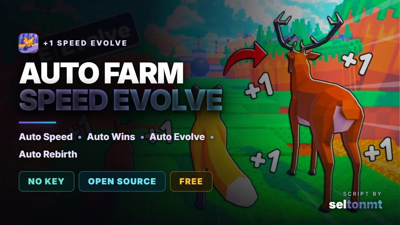 Auto Farm Speed & Wins | Auto Evolve, Rebirth, Trails