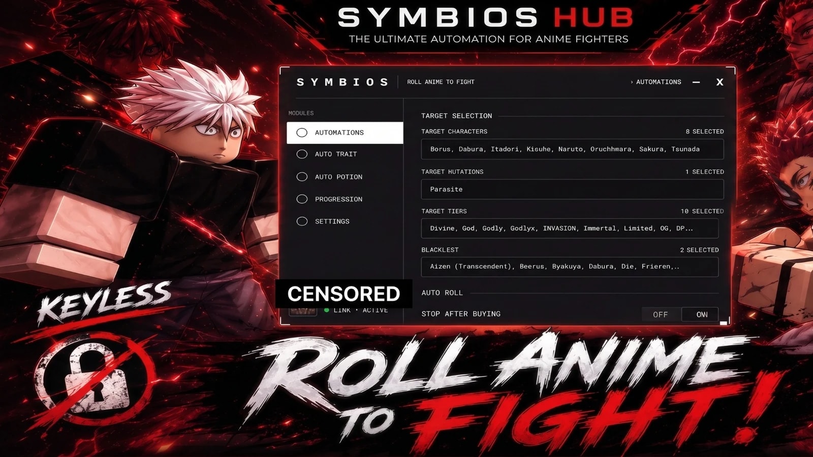 [UPD - Auto clone and claim] SYMBIOS HUB - KEYLESS