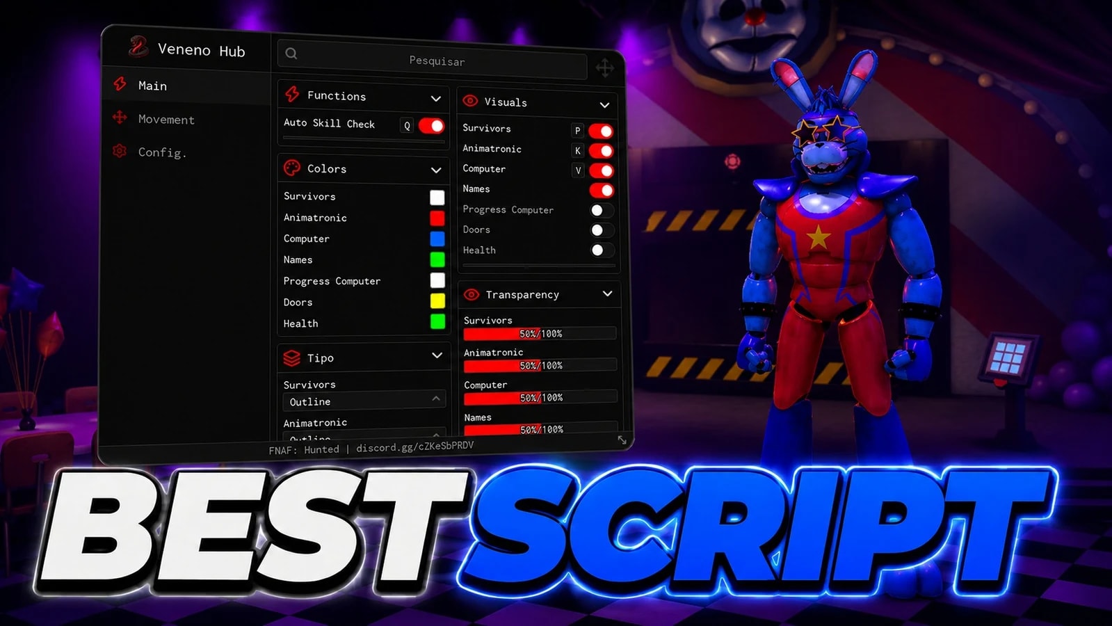 FNAF: Hunted Best Free Script | Veneno Hub