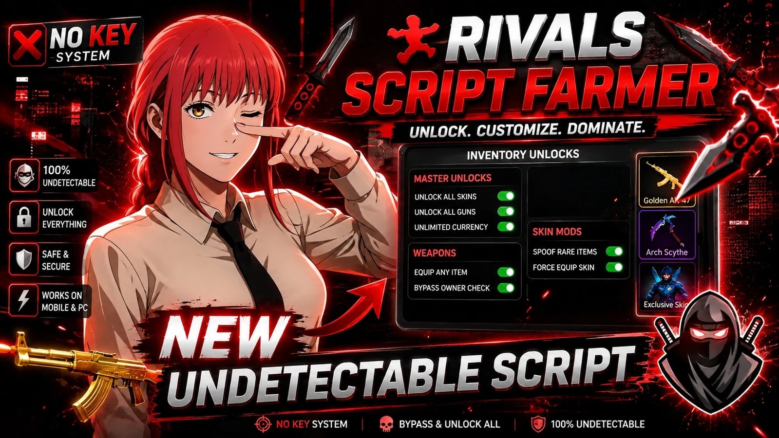 [NEW] Rivals Unlock All Skins Script