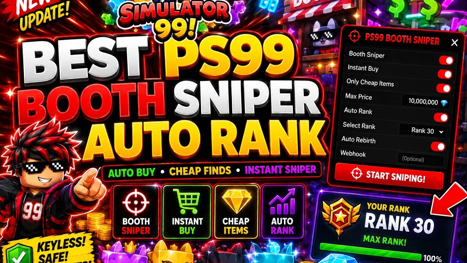 Ps99 auto rank and more