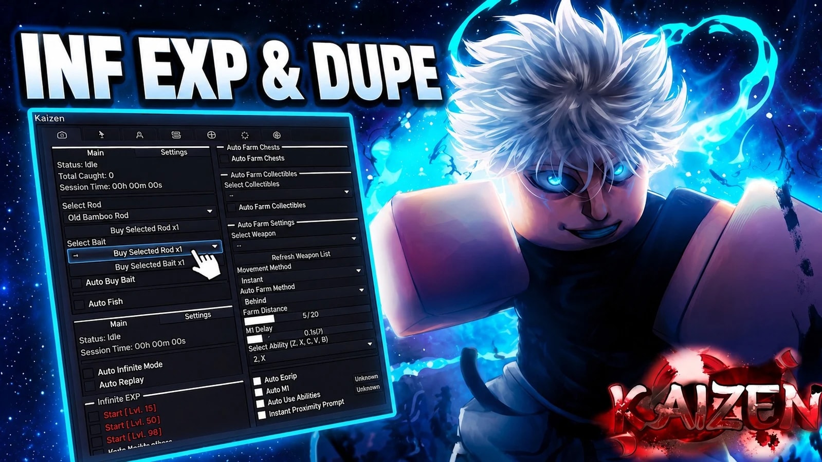 *NO KEY* Undetected OP Script | INF EXP - Auto Infinite ... 