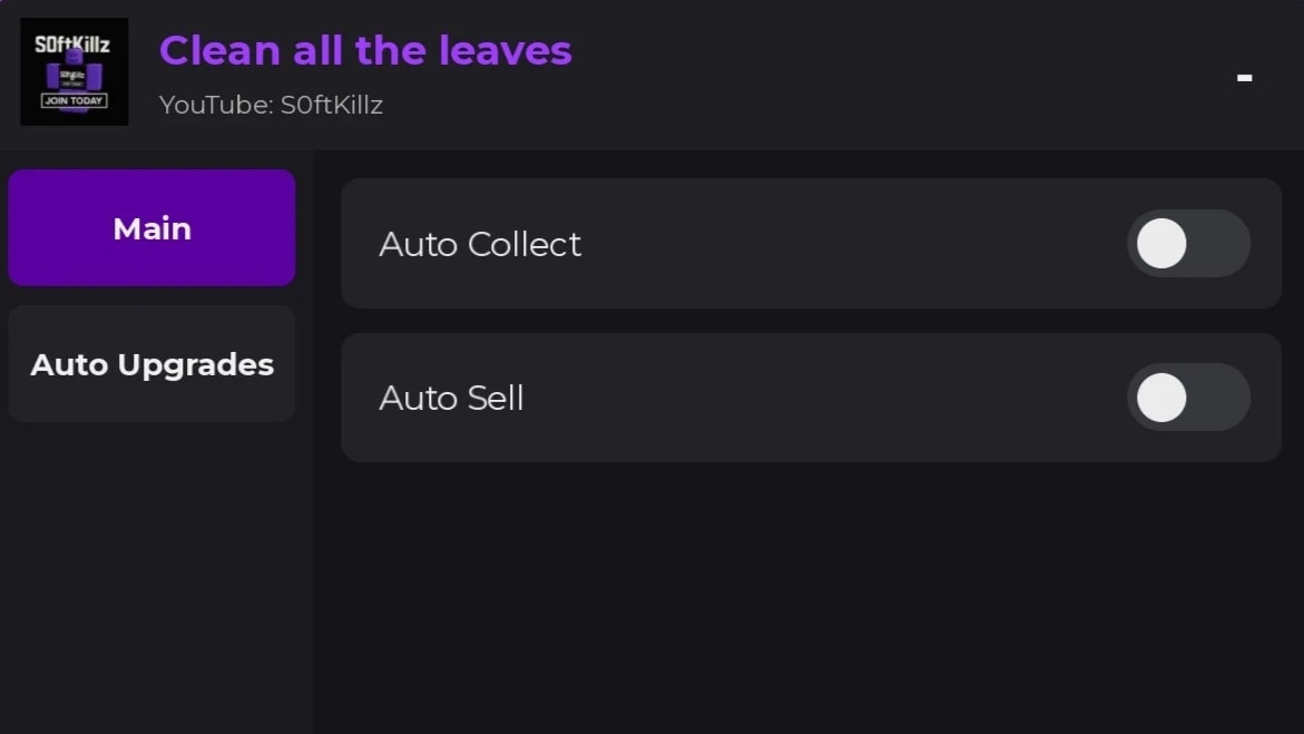 Clean all the leaves Script - Auto Collect, Auto Win, NoClip